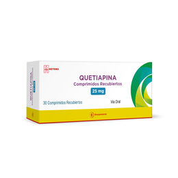 Product image of Quetiapina (B) 25mg 30 Comprimidos Recubiertos