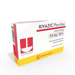 Rivazic (B) Rivastigmina 9.5mg 30 Parches Transdérmicos