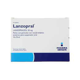 Product image of Lanzopral Lansoprazol 30mg Polvo Suspensión Oral 14 Sobres