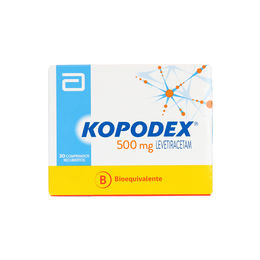 Kopodex (B) Levetiracetam 500mg 30 Comprimidos Recubiertos