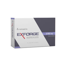 Exforge 5/160 Amlodipino / Valsartan 56 Comprimidos Recubiertos