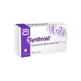 Synthroid (R) Levotiroxina Sódica 175mcg 60 Comprimidos