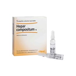 Product image of Hepar Compositum Inyectable 5 Ampollas