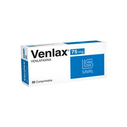 Venlax Venlafaxina 75mg 30 Comprimidos