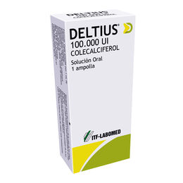 Product image of Deltius Vitamina D3 100.000UI Jarabe 1 Ampolla