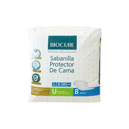 Product image of Biocure Sabanilla Protector de Cama 8 Unidades