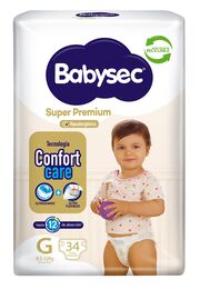 Product image of Babysec Super Premium G 34 Unidades