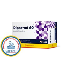 Diprotan (B) Duloxetina 60mg 30 Cápsulas