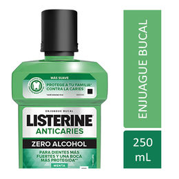 Enjuague Bucal LISTERINE® Anticaries Zero Alcohol 250ml