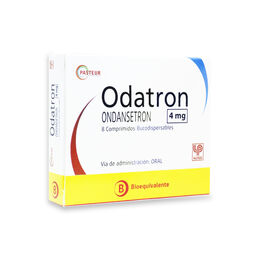 Odatron (B) Ondansetron 4mg 8 Comprimidos Bucodispersables