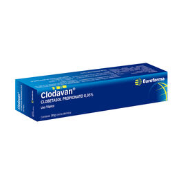 Product image of Clodavan Clobetasol 0.05% Crema Tópica 30g