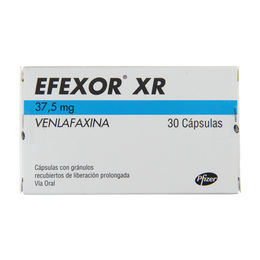 Efexor XR (R) Venlafaxina 37.5mg 30 Cápsulas