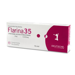 Flarina 35 Ciproterona / Etinilestradiol 21 Comprimidos Recubiertos