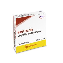 Moxifloxacino (B) 400 mg x 7 Comprimidos - Moxifloxacina