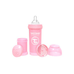 Product image of Mamadera Anticólico 260ml Rosado Pastel - Twistshake