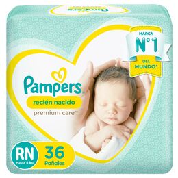 Pañales Pampers Premium Care Recién Nacido 36 Unidades