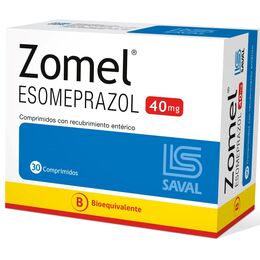 Product image of Zomel (B) Esomeprazol 40mg 30 Comprimidos