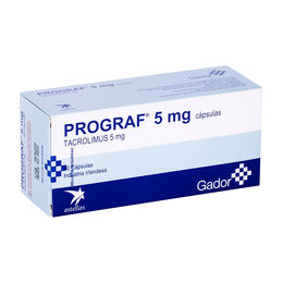 Prograf (R) Tacrolimus 5mg 50 Cápsulas