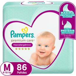 Product image of Pañales Pampers Premium Care Hipoalergénico Talla M 86 Unidades