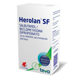 Herolan SF Salbutamol / Beclometasona Inhalación 200 Dosis