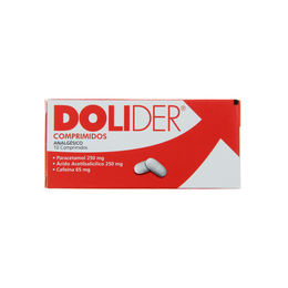 Product image of Dolider 10 Comprimidos