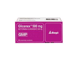 Glicenex (B) Metformina 500mg 30 Comprimidos Recubiertos