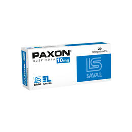 Paxon Buspirona 10mg 20 Comprimidos