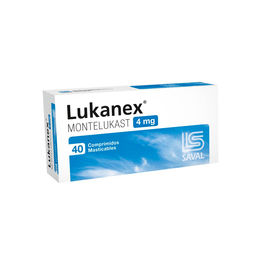 Lukanex Montelukast 4mg 40 Comprimidos Recubiertos