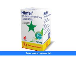 Minfel (B) Metilfenidato 54mg 30 Comprimidos Prolongados