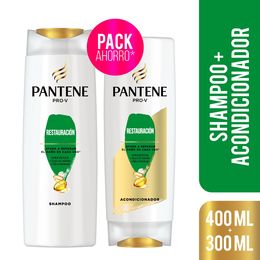 Product image of Pack Pantene Restauración Shampoo 400ml + Acondicionador 300ml