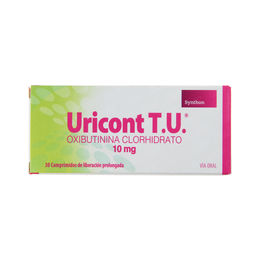 Uricont T.U. Oxibutinina 10mg 30 Comprimidos Prolongados