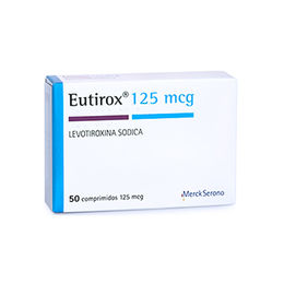 Eutirox (R) Levotiroxina 125mcg 50 Comprimidos