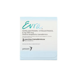 Product image of Evra Norelgestromin / Etinilestradiol 3 Parches Transdérmicos