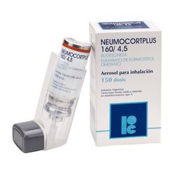 Neumocortplus Budesonida / Formoterol Inhalación 150 Dosis - Neumocortplus 160/4,5