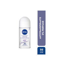 Desodorante Roll On Nivea Pure & Sensitive 50ml