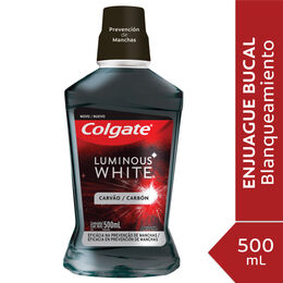 Product image of Enjuague Bucal Colgate Luminous White con Carbon 500ml