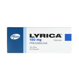 Lyrica (R) Pregabalina 150mg 28 Cápsulas