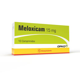 Product image of Meloxicam 15mg 10 Comprimidos
