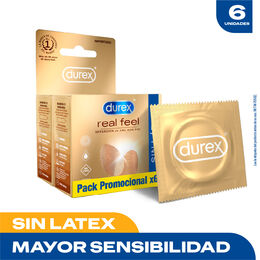 Durex Condones Real Feel 6 Unidades Sin Latex