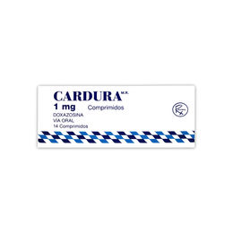 Cardura (R) Doxazosina 1mg 14 Comprimidos