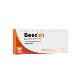 Product image of Complemento Dietario en Base a Zinz 15mg - Beez