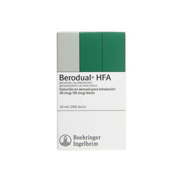 Berodual HFA Bromuro De Ipratropio / Fenoterol Inhalación 200 Dosis