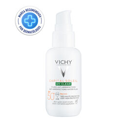 Protector Solar Rostro Capital Soleil Uv Clear FPS50+ - Vichy