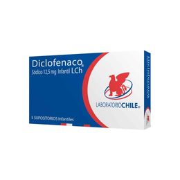 Diclofenaco Infantil 12.5mg 5 Supositorios