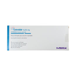 Cetrotide Cetrorelix 0.25mg Inyectable 1 Frasco-Ampolla