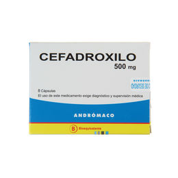 Cefadroxilo (B) 500mg 8 Cápsulas