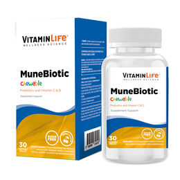 Product image of VitaminLife Munebiotic Chewable 30 Comprimidos Masticables