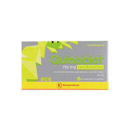 Quinobiot (B) Levofloxacino 750mg 10 Comprimidos Recubiertos