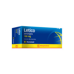 Product image of Letico (B) Lamotrigina 100mg 30 Comprimidos