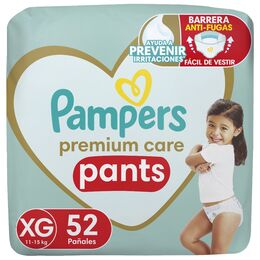 Pañales Pampers Premium Care Pants Talla XG 52 Unidades